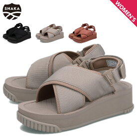 【最大1000円OFFクーポン発行中 11/17 09:59まで！】 SHAKA シャカ サンダル スポーツサンダル ネオ フィエスタ プラットフォーム レディース 厚底 NEO FIESTA PLATFORM ブラック ベージュ ブラウン 黒 SK-278
