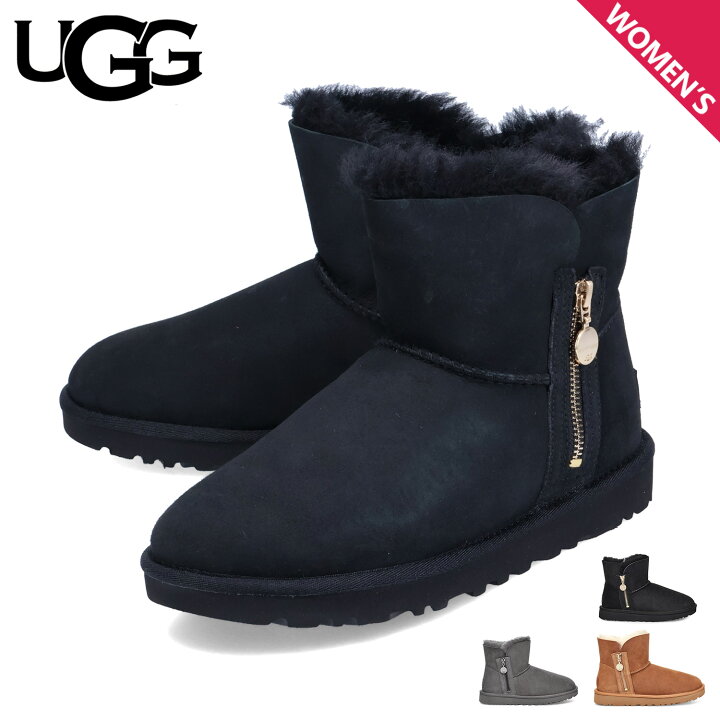 楽天市場】UGG アグ ブーツ ムートンブーツ ベイリー ジップ ミニ 