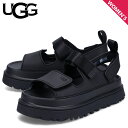 【最大1000円OFFクーポン発行中 5/19 11:59まで！】 UGG アグ サンダル ストラップサンダル ゴールデングロウ レディース 厚底 GOLDENGLOW ブラック 黒 1152685 母の日