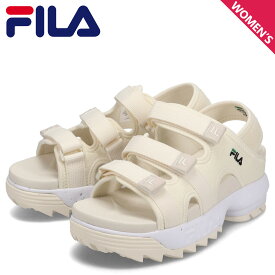 FILA フィラ サンダル スポーツサンダル ディスラプターSD パフィー グリーン フィリア レディース 厚底 DISRUPOTR SD PUFFY GRN-PHILIA ホワイト 白 WSS24009-147