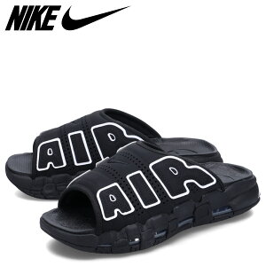 NIKE AIR MORE UPTEMPO SLIDE �i�C�L �G�A���A�A�b�v�e���| �T���_�� �X���C�h�T���_�� �����Y �y�� �u���b�N �� DV2132-001