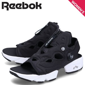 �y�ő�1000�~OFF�N�[�|�����s�� 4/12 23:59�܂ŁI�z ���[�{�b�N Reebok �C���X�^�|���v�t���[���[ �W�b�v �T���_�� ���f�B�[�X ���� INSTAPUMP FURY SANDAL ZIP �u���b�N �� 100202019