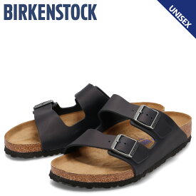 ビルケンシュトック BIRKENSTOCK アリゾナ サンダル メンズ レディース ソフトフットベッド 普通幅 細幅 オイルドレザー ARIZONA ブラック 黒