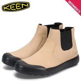 KEEN キーン エレナ チェルシー サイドゴア ブーツ レディース 防水 ELENA CHELSEA W ベージュ 1029400