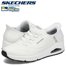 スケッチャーズ SKECHERS スリップインズ ウノ イージー エア ハンズフリー スニーカー メンズ SLIP-INS UNO-EASY AIR ホワイト 白 183005