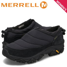 メレル MERRELL シューズ スリッポン ウインターシューズ コールドパック 3 ゼロ サーモ ウォータープルーフ レディース 防水 COLDPACK 3 ZERO THERMO WATERPROOF ブラック 黒 J5006755