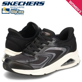 スケッチャーズ SKECHERS スリップインズ トレスエア ウノ イージーグライド スニーカー レディース SLIP-INS TRES AIR UNO EZ GLIDE ブラック 黒 177408