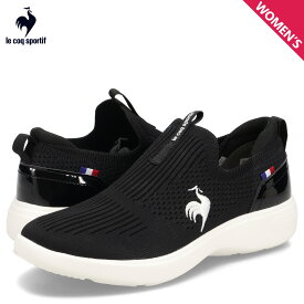 ルコック スポルティフ le coq sportif スニーカー ラ ローヌ FK II レディース 3Eワイズ 軽量 LA RHONE FK II ブラック 黒 LU5SSN04LZ