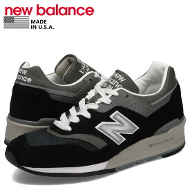 ニューバランス new balance 997 スニーカー メンズ Dワイズ MADE IN USA ブラック 黒 U997BK