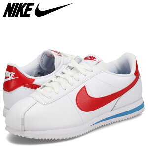 �y�ő�1000�~OFF�N�[�|�����s�� 4/17 11:59�܂ŁI�z NIKE CORTEZ LEATHER �i�C�L �R���e�b�c ���U�[ �X�j�[�J�[ �����Y �z���C�g �� DM4044-108