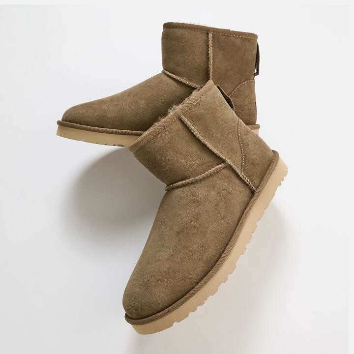 未使用 UGG アグ ムートンブーツ メンズ クラシック ミニ 9 27㎝ 羊革 
