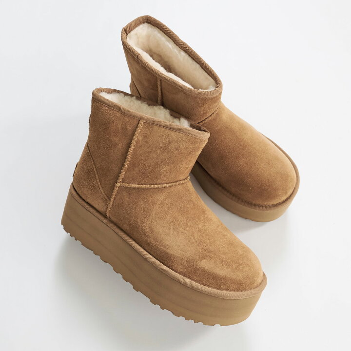 楽天市場】UGG アグ ムートンブーツ クラシック ミニ プラットフォーム 