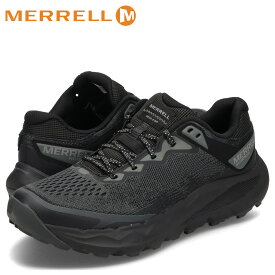 メレル MERRELL トレイルランニング シューズ スニーカー ノバ 4 ウォータープルーフ メンズ 厚底 NOVA 4 WATERPROOF ブラック 黒 M068395