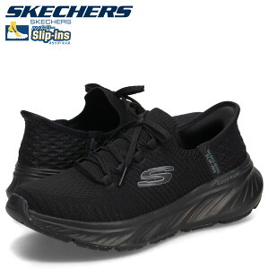 yő1000~OFFN[|s 11/27 09:59܂ŁIz XPb`[Y SKECHERS XbvCY GbWCh CvbV Xj[J[ fB[X y SLIP-INS EDGERIDE IMPRESSION ubN  150470