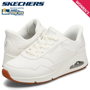 �X�P�b�`���[�Y SKECHERS �X���b�v�C���Y �E�m �o���N�V�A �X�j�[�J�[ ���f�B�[�X SLIP-INS UNO-BANKSIA �z���C�g �� 177117W