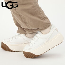 UGG アグ スニーカー スリッポン イージー ダジット エッセンシャル レースアップ レディース 厚底 W EZ-DUZZIT ESSENTIAL LACE UP ホワイト 白 1167499