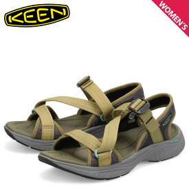 KEEN キーン サンダル スポーツサンダル レイキ オープントウ レディース 防滑 速乾 LEIKI OT カーキ 1030284