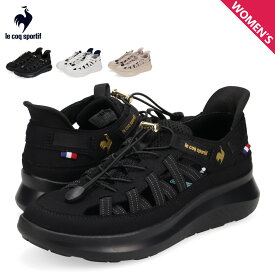 ルコック スポルティフ le coq sportif スニーカー LCS マルヌ SS SI レディース 軽量 LCS MARNE SS SI ブラック ホワイト ベージュ 黒 白 LU5SSD20LZ