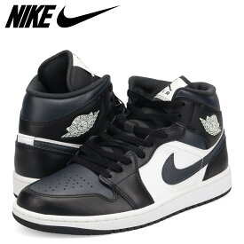 NIKE AIR JORDAN 1 MID ナイキ エアジョーダン1 ミッド スニーカー メンズ ブラック 黒 DQ8426-010