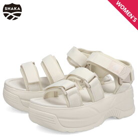 【最大1000円OFFクーポン発行中 11/17 09:59まで！】 SHAKA シャカ サンダル スポーツサンダル ネオ バンジー チャンキー レディース 厚底 NEO BUNGY CHUNKY オフ ホワイト SK-114