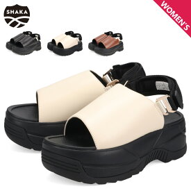 【最大1000円OFFクーポン発行中 11/17 09:59まで！】 SHAKA シャカ サンダル ストラップサンダル バケイ チャンキー レディース 厚底 VACAY CHUNKY ブラック オフ ホワイト ブラウン 黒 SK-281