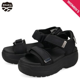 【最大1000円OFFクーポン発行中 11/17 09:59まで！】 SHAKA シャカ サンダル スポーツサンダル チル バイブス エヴォル チャンキー レディース 厚底 CHILL VIBES EVOL CHUNKY ブラック 黒 SK-312