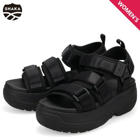 【最大1000円OFFクーポン発行中 11/17 09:59まで！】 SHAKA シャカ サンダル スポーツサンダル ネオバンジー エヴォル チャンキー レディース 厚底 NEO BUNGY EVOL CHUNKY ブラック 黒 SK-313