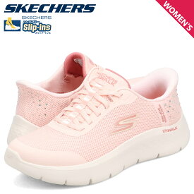 【 最大1000円OFFクーポン 】 スケッチャーズ SKECHERS スリップインズ ゴーウォーク フレックス クリスタ スニーカー レディース SLIP-INS GOWALK FLEX-KRYSTA ライト ピンク 125502