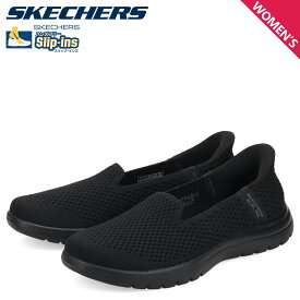 スケッチャーズ SKECHERS スリップインズ オン ザ ゴーフレックス スニーカー スリッポン レディース SLIP-INS ON-THE-GO FLEX-CELESTE ブラック 黒 136180