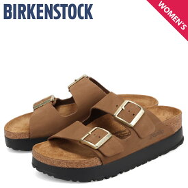 ビルケンシュトック BIRKENSTOCK アリゾナ フレックス プラットフォーム サンダル レディース 厚底 細幅 ARIZONA FLEX PLATFORM ブラウン 1028366