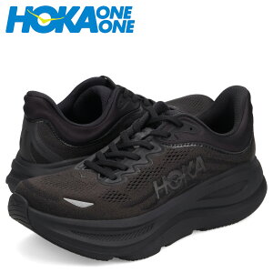 �y�ő�1000�~OFF�N�[�|�����s�� 2/10 11:59�܂ŁI�z �z�J�I�l�I�l HOKA ONE ONE �X�j�[�J�[ �{���_�C 9 �����Y BONDI 9 �u���b�N �� 1162011-BBLC