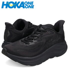 ホカオネオネ HOKA ONE ONE スニーカー クリフトン 10 ワイド メンズ CLIFTON 10 WIDE ブラック 黒 1162032-BBLC