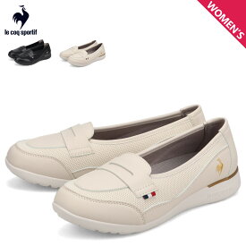 ルコック スポルティフ le coq sportif スニーカー パンプス スリッポン LCS ヴォーヌ レディース LCS VOSNE ブラック ベージュ 黒 LU5FSN77LZ
