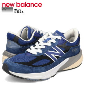ニューバランス new balance 990 V6 スニーカー メンズ Dワイズ MADE IN USA ネイビー U990IA6