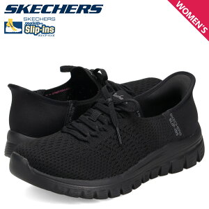 yő1000~OFFN[|s 11/27 09:59܂ŁIz XPb`[Y SKECHERS XbvCY O[Xt t@[Xg ubV Xj[J[ fB[X SLIP-INS GRACEFUL ubN  100736