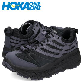 【最大1000円OFFクーポン発行中 2/17 9:59まで！】 ホカオネオネ HOKA ONE ONE スニーカー エリートテレインシステム スティンソン エボ OG TP メンズ ELITE TERRAIN SYSTEM STINSON EVO OG TP ブラック 黒 1166450-BBLC
