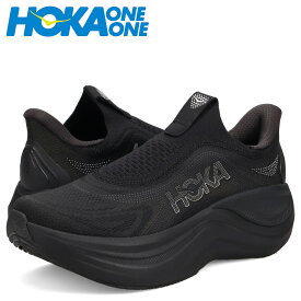 【最大1000円OFFクーポン発行中 2/17 9:59まで！】 ホカオネオネ HOKA ONE ONE スカイワード レースレス スニーカー スリッポン リカバリーシューズ メンズ SKYWARD LACELESS ブラック 黒 1168876