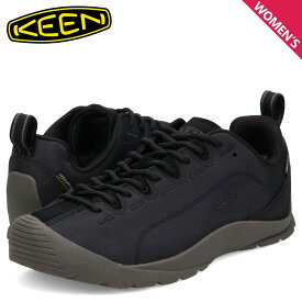 【最大1000円OFFクーポン発行中 01/16 11:59まで！】 KEEN キーン スニーカー ジャスパー ナイロン ウォータープルーフ レディース 防水 JASPER NYLON WP ブラック 黒 1031326