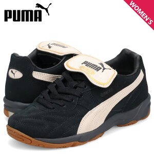【最大1000円OFFクーポン発行中 10/31 9:59まで!】 PUMA プーマ キング インドア ザ ネヴァーウォーン VI スニーカー レディース KING INDOOR THE NEVERWORN VI ブラック 黒 402965