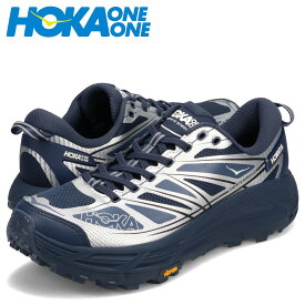 【最大1000円OFFクーポン発行中 2/17 9:59まで！】 ホカオネオネ HOKA ONE ONE マファテスピード2 スニーカー メンズ MAFATE SPEED 2 ネイビー 1126851-VYNV