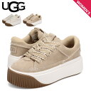 UGG アグ スニーカー イージー ダジット スエード レース アップ レディース 厚底 EZ-DUZZIT SUEDE LACE UP ホワイト ブラウン 白 1175120