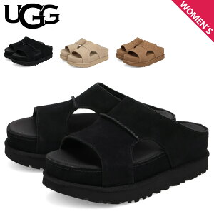 �y�ő�1000�~OFF�N�[�|�����s�� 3/26 11:59�܂ŁI�z UGG �A�O �T���_�� �S�[���f���X�^�[ �n�C�J�b�g�A�E�g �X���C�h ���f�B�[�X ���� GOLDENSTAR HI CUTOUT SLIDE �u���b�N �x�[�W�� �`�F�X�i�b�g �� 117513