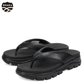 【最大1000円OFFクーポン発行中 7/27 10:59まで！】 SHAKA シャカ サンダル トングサンダル メンズ KHAZANA THONG EX ブラック 黒 SK-302V3