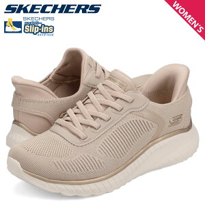 �X�P�b�`���[�Y SKECHERS �X���b�v�C���Y �{�u�X �X�|�[�g �X�N���b�h �J�I�X �X�j�[�J�[ ���f�B�[�X HANDS FREE SLIP-INS BOBS SQUAD CHAOS �x�[�W�� 117497W