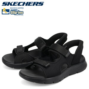 �X�P�b�`���[�Y SKECHERS �X���b�v�C���Y �S�[�E�H�[�N �t���b�N�X SD-�C�[�W�[ �G���g���[ �T���_�� �X�g���b�v�T���_�� �����Y HANDS FREE SLIP-INS GO WALK FLEX SANDAL �u���b�N �� 229210