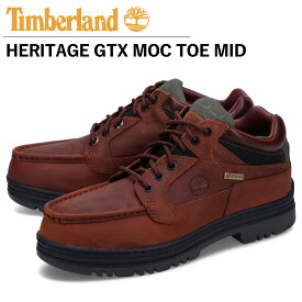 ティンバーランド Timberland ブーツ ヘリテージ メンズ HERITAGE GTX MOC TOE MID ブラウン 37042
