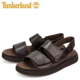 【最大1000円OFFクーポン発行中 5/19 11:59まで！】 ティンバーランド Timberland サンダル ストラップサンダル バックストラップ メンズ 本革 CASCO COVE BACKSTRAP ブラウン A26X8