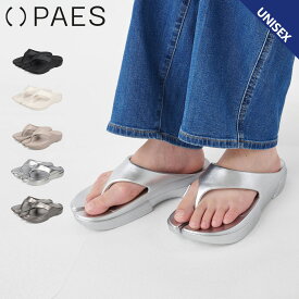 PAES ペイズ サンダル リカバリーサンダル レディース 軽量 Flipflop 01 ブラック ホワイト グレー シルバー ガンメタル 黒 白