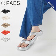PAES ペイズ サンダル リカバリーサンダル レディース 厚底 軽量 New Flipflop 04 ブラック ホワイト ベ…