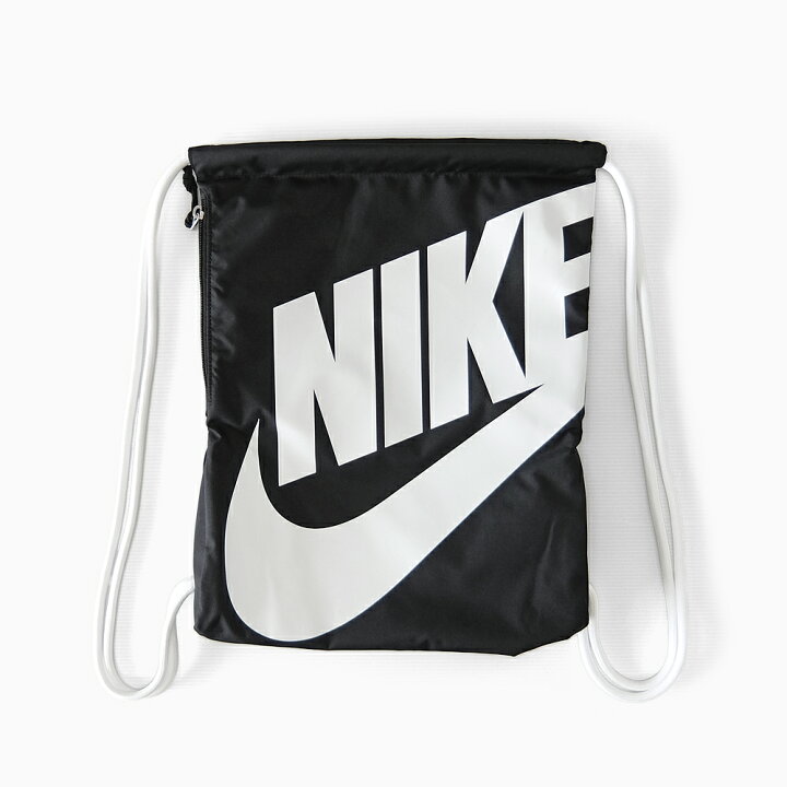 楽天市場】NIKE ナイキ HERITAGE GYM SACK BLACK/WHITE [BA5351 011 